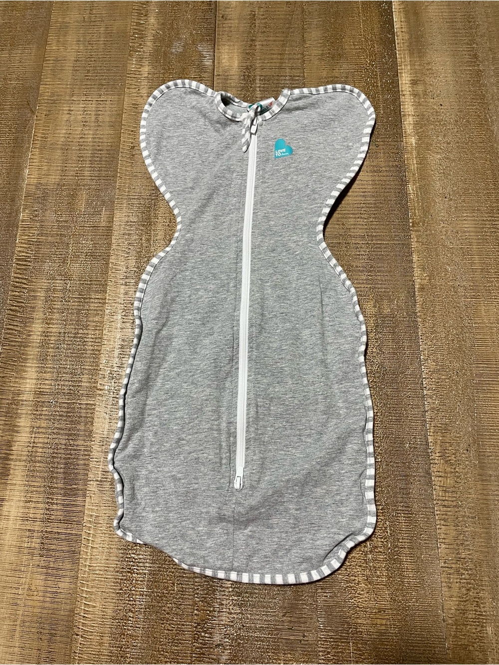 Love To Dream Grey Baby Sleepsack with Front Zip